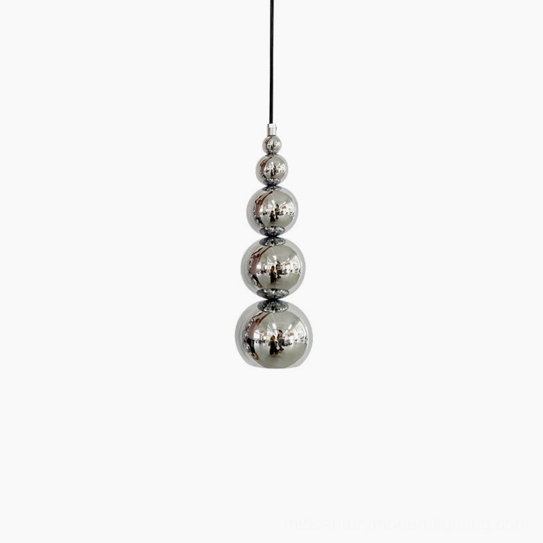 12cm x 38cm globe pendant light in both cool and warm white LED color temperatures