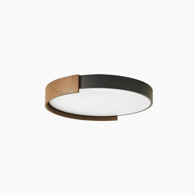 40cm small scandinavian wood ceiling light hallway bedroom compact space