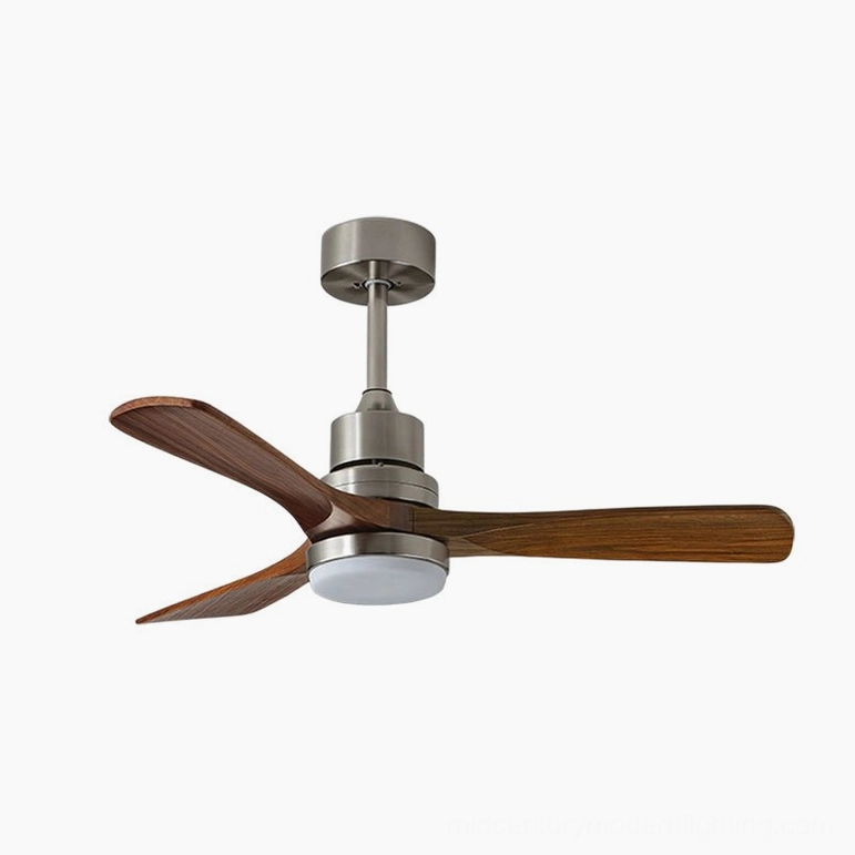 42-inch diameter contemporary ceiling fan light with three-color LED, ideal for master bedrooms and medium dining rooms