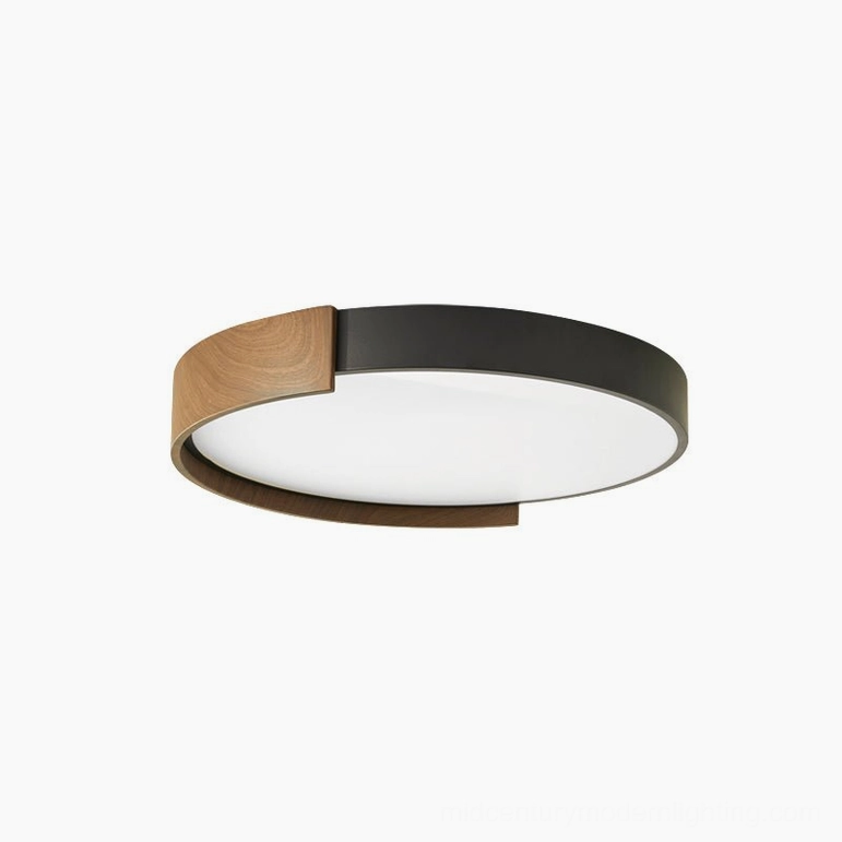 50cm medium scandinavian wood ceiling light bedroom dining area installation