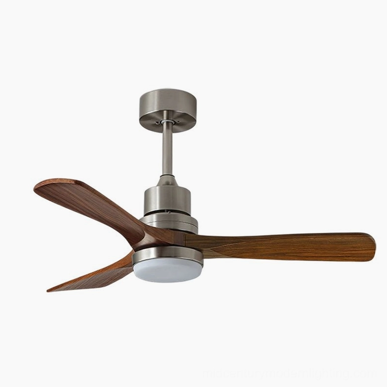 52-inch diameter modern DC ceiling fan light with integrated LED, large room coverage for spacious living areas and bedrooms