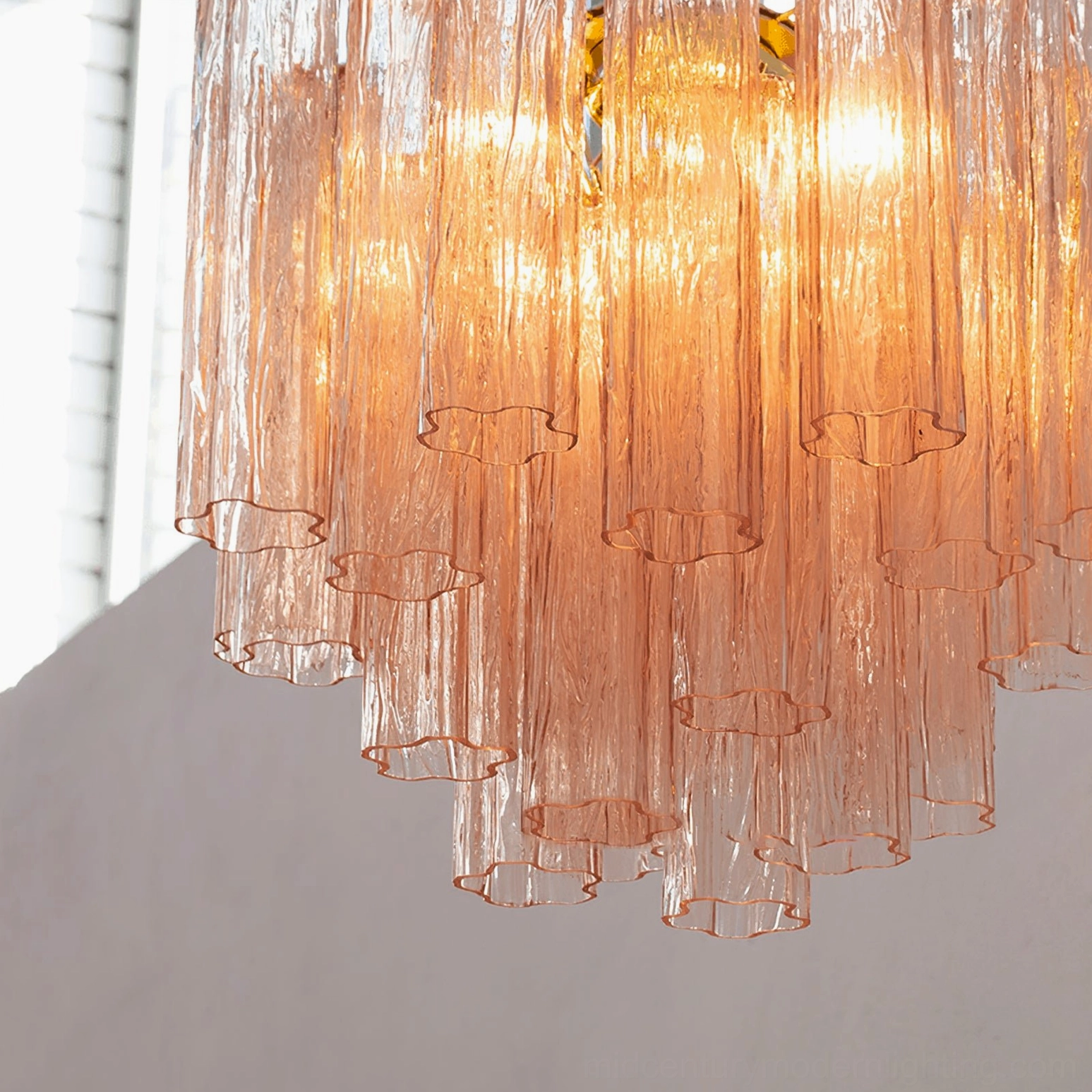 Addis murano glass chandelier contemporary luxury home interior design focal point lighting