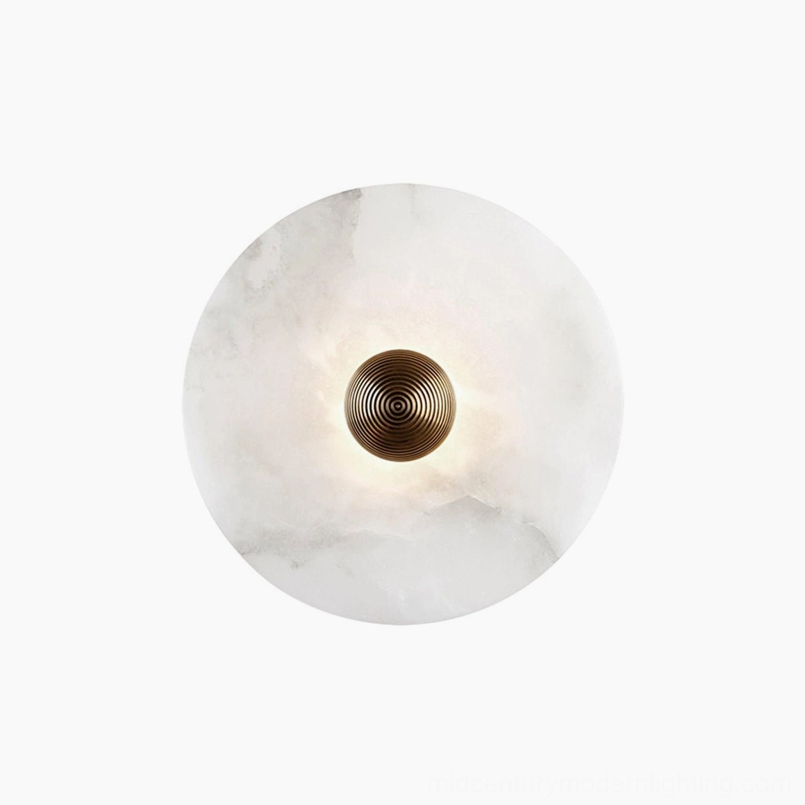 Alabaster light stone material detail, translucent quality, natural light transmission through alabaster