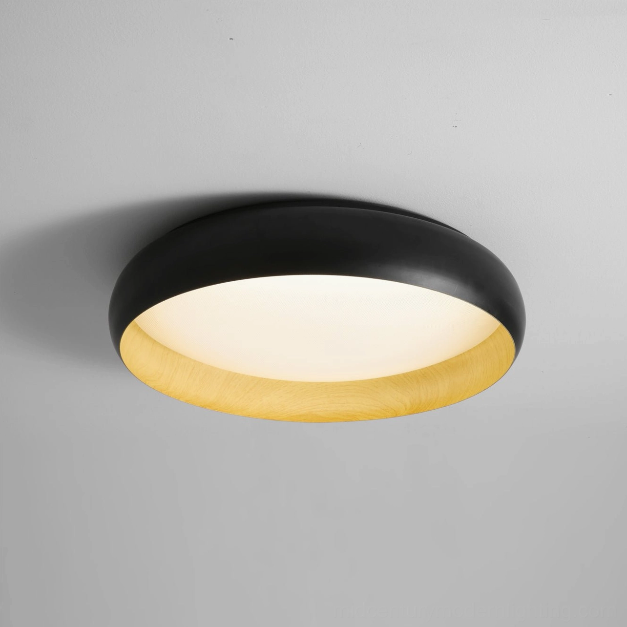 Alamus modern LED ceiling light fixture design detail and construction view