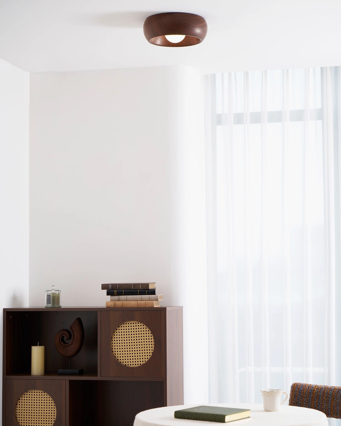 Alana flush mount ceiling light Nordic minimalist design for modern home decor