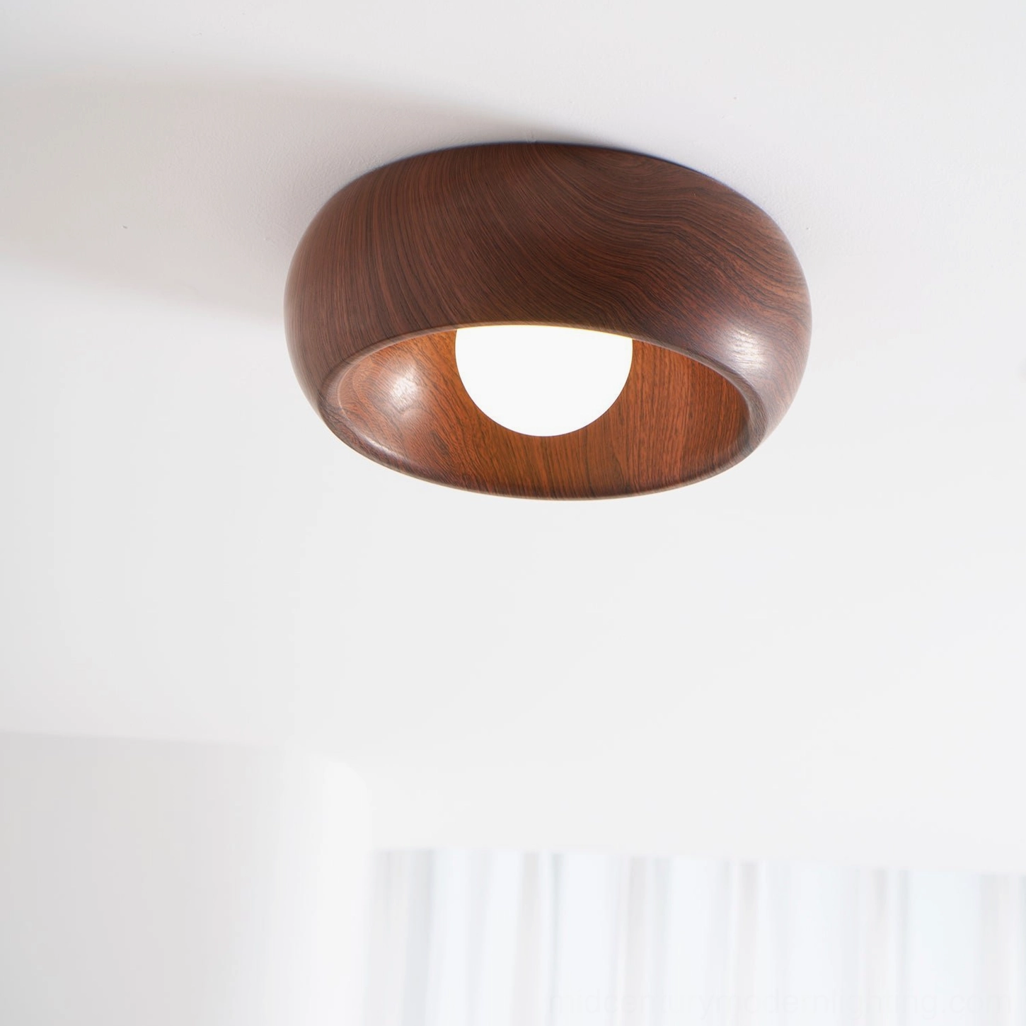 Alana minimalist wood ceiling light perfect for hallways entryways bedrooms home offices
