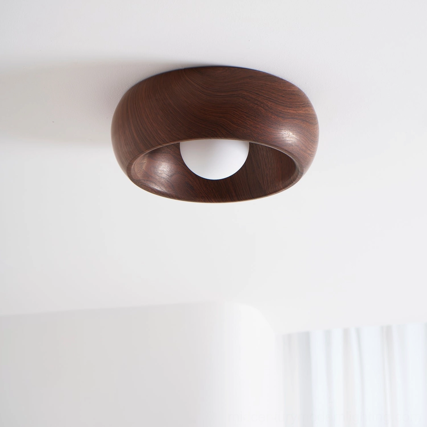 Alana warm dimming ceiling light for Scandinavian bedroom and living room illumination