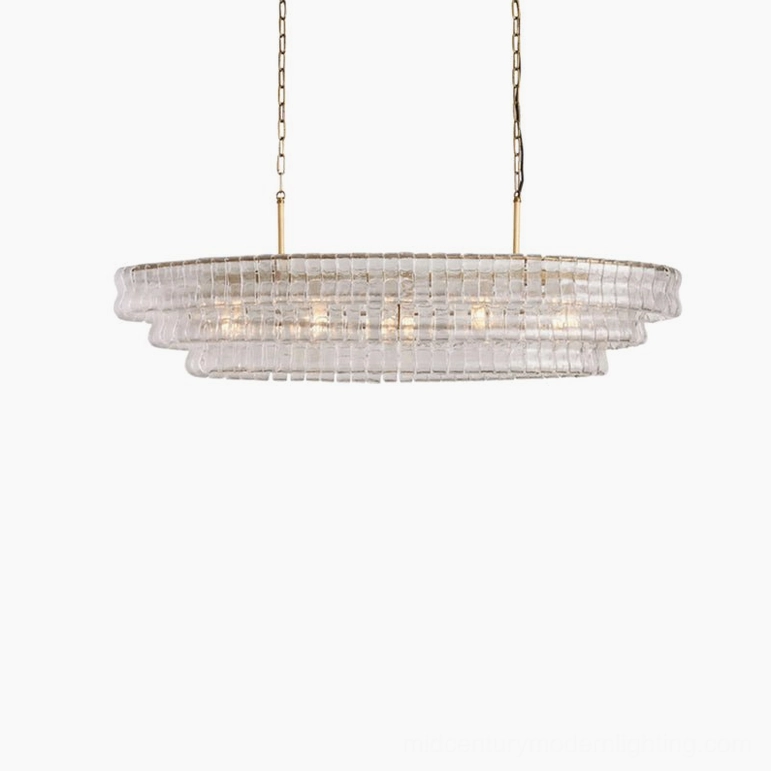 Albano chandelier designer selection guide, configuration sizing chart for interior planning