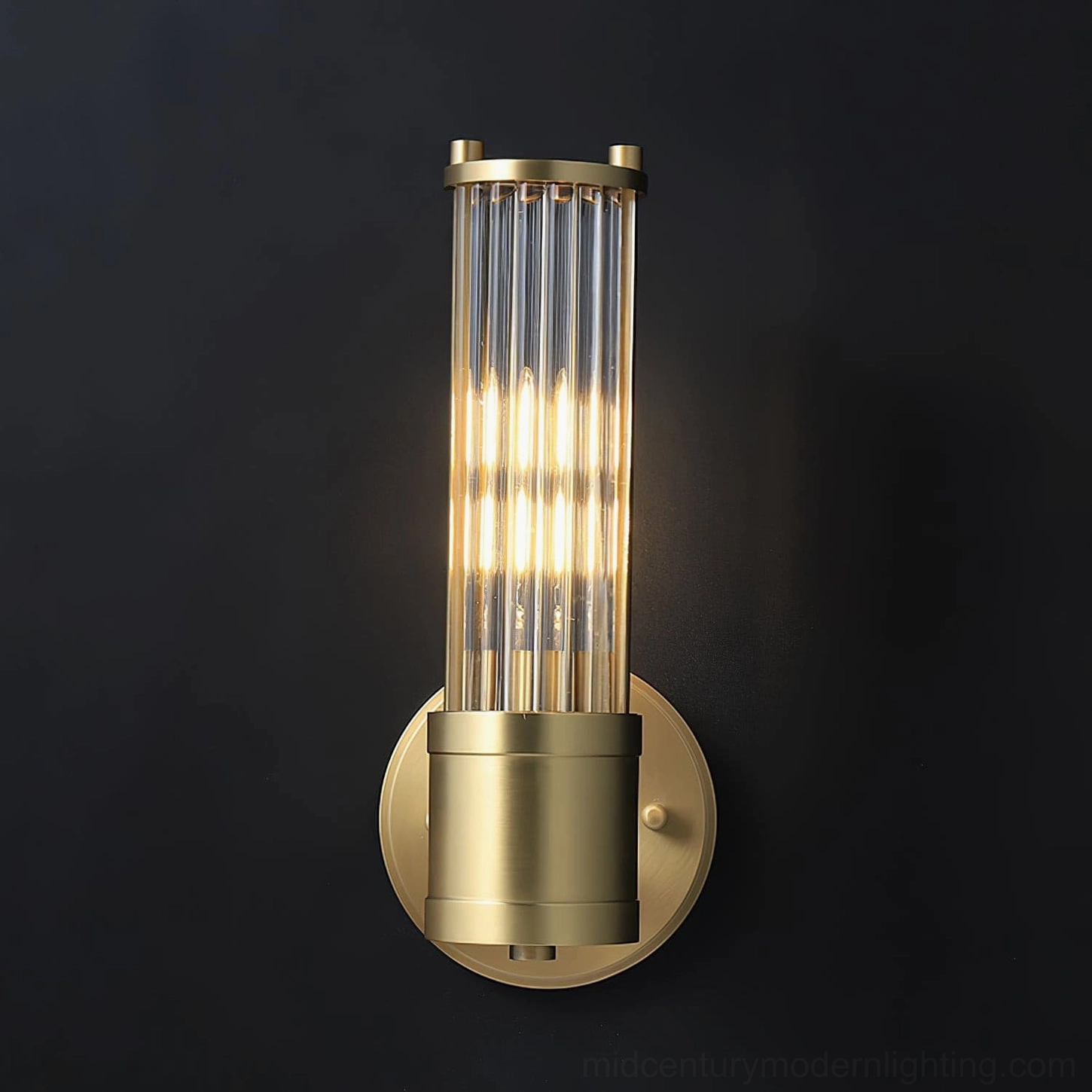 Allen wall lamp horizontal mounting configuration for asymmetrical interior design styling