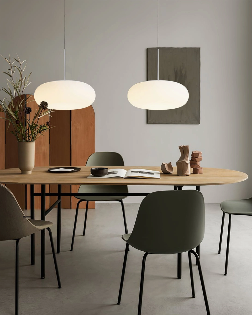 Amor pendant lamp warm white finish fade-resistant material quality and construction details