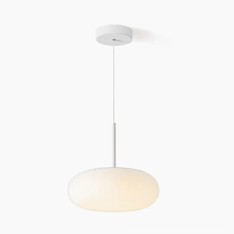 Amor white pendant lamp primary product image showing complete fixture assembly and design aesthetic
