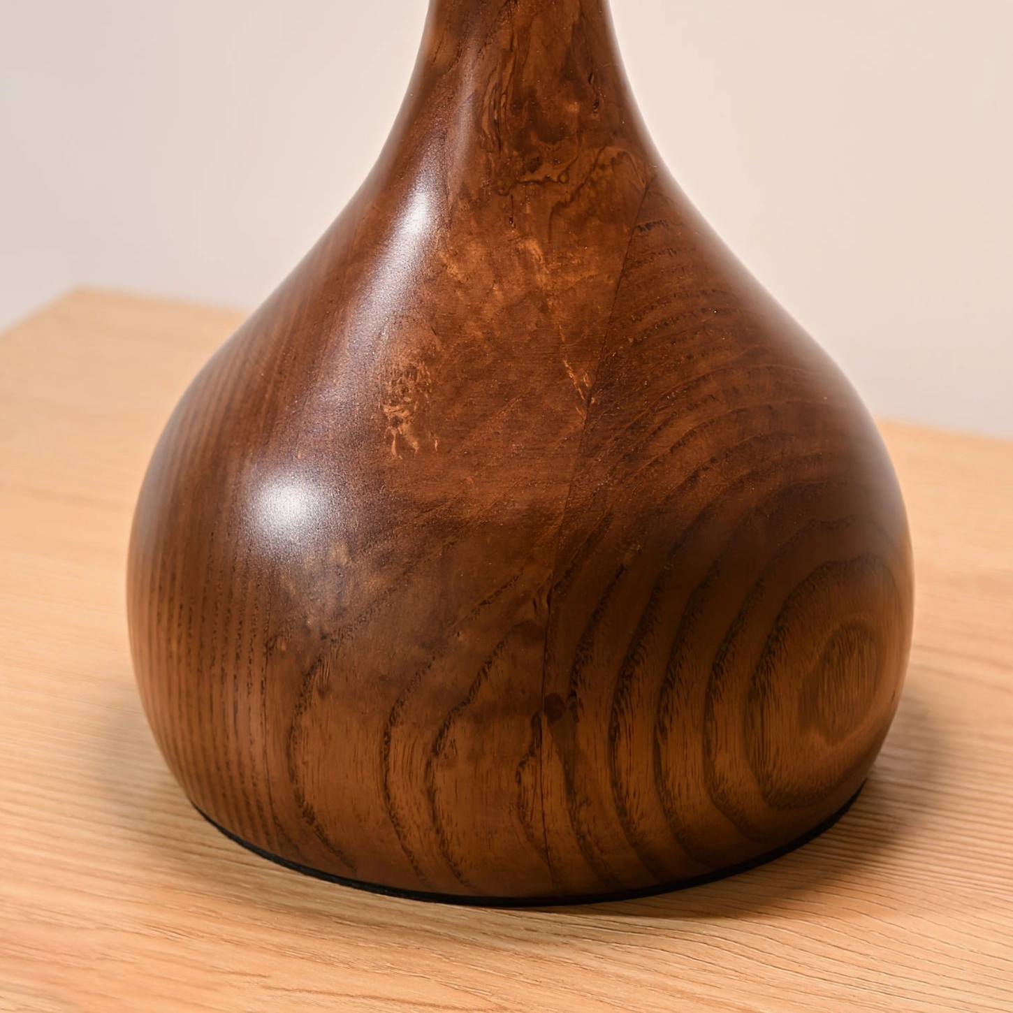 Andi Glass Table Lamp showing integrated LED light source and glass diffusion