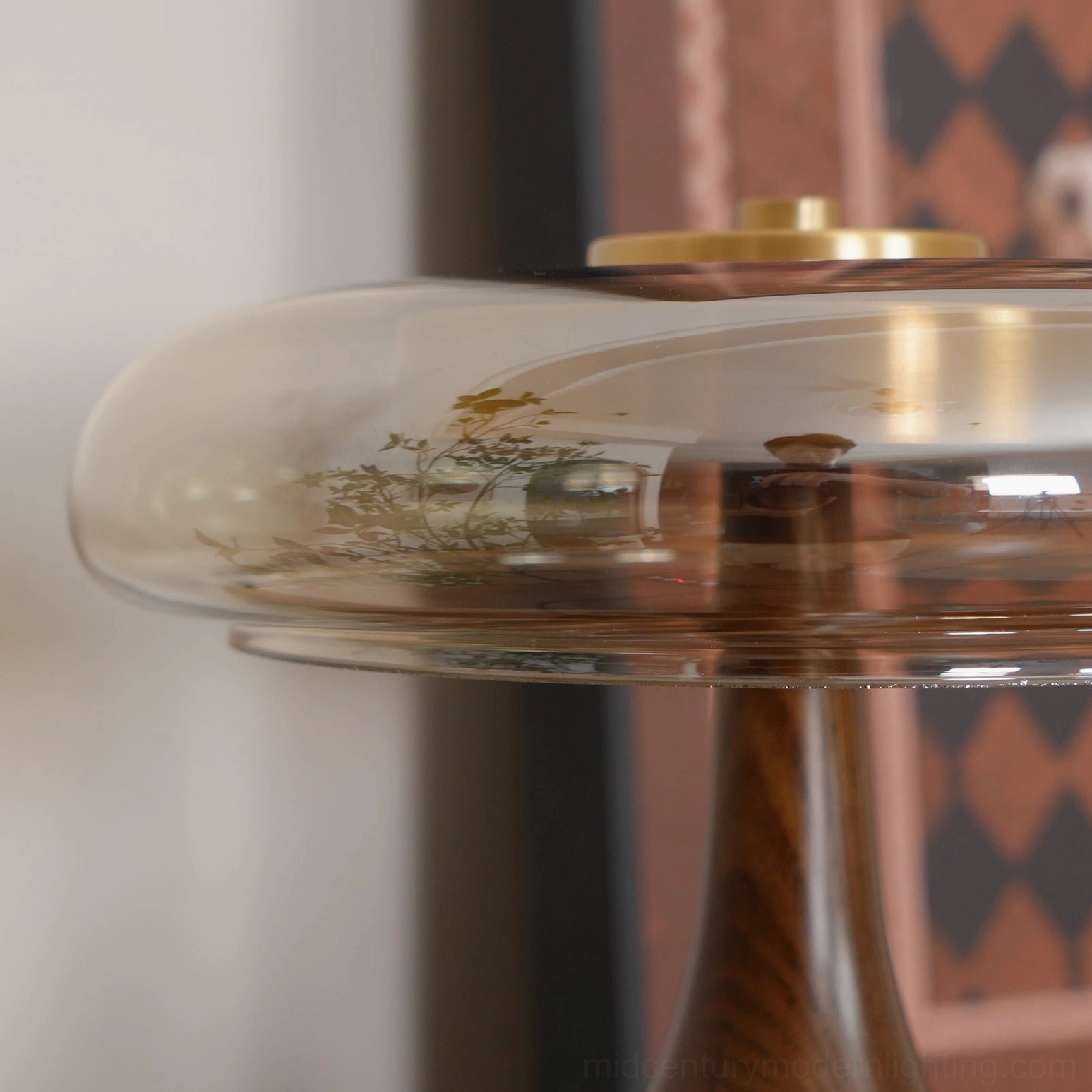 Andi Glass Table Lamp material transparency - honest construction design