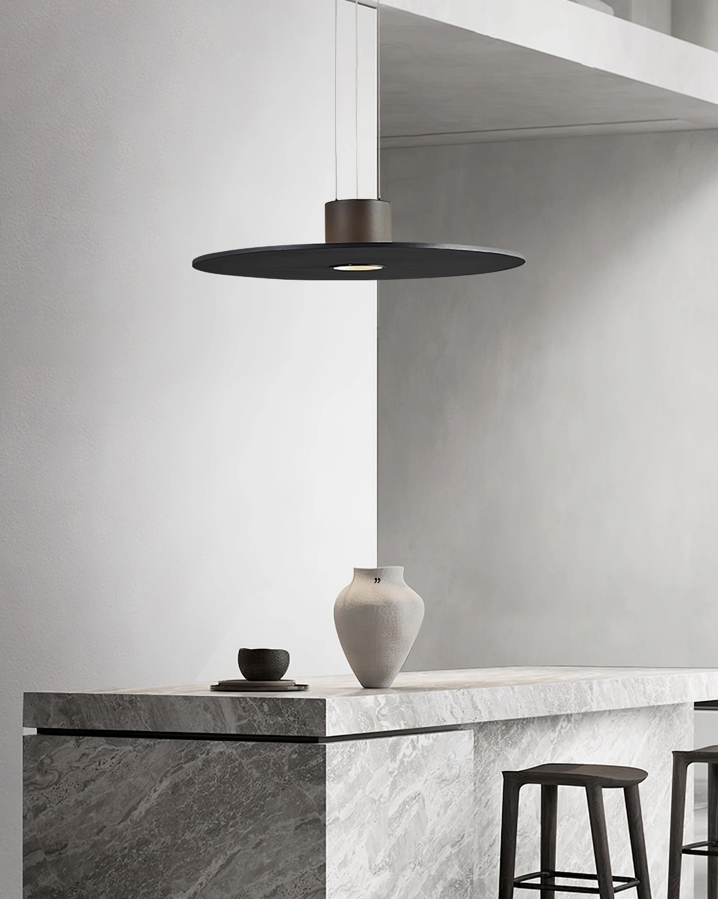 Andromeda suspension lamp modern kitchen bar counter contemporary minimalist style