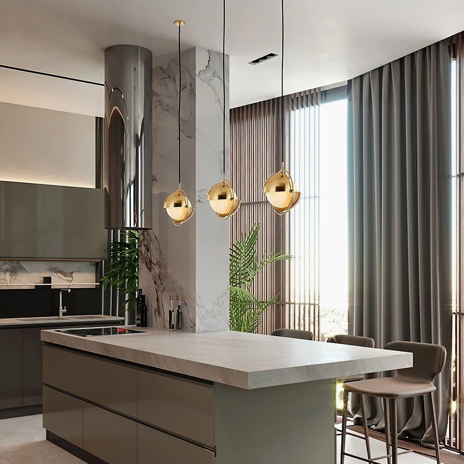 Anix pendant lighting fixture showcasing Scandinavian design philosophy in residential interior