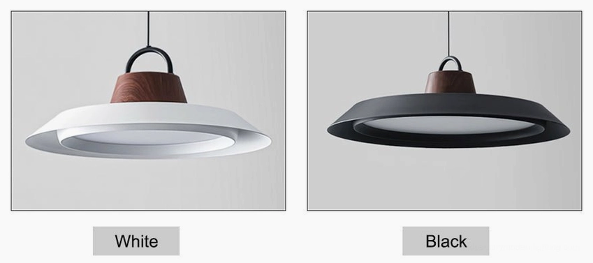 Arenal pendant installation guide showing wire length and ceiling mounting hardware compatibility