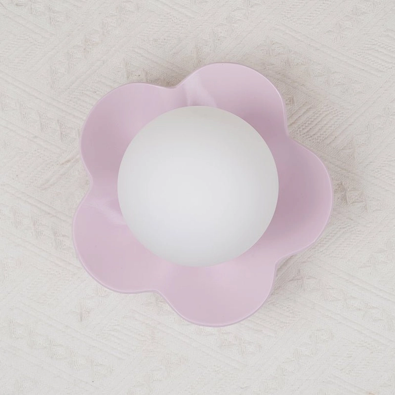 Artistic flower wall lamp home office creative studio lighting