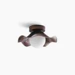 Arundel petal ceiling lamp front view studio overhead angle white background mid-century modern
