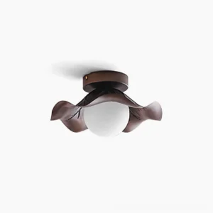 Arundel petal ceiling lamp front view studio overhead angle white background mid-century modern