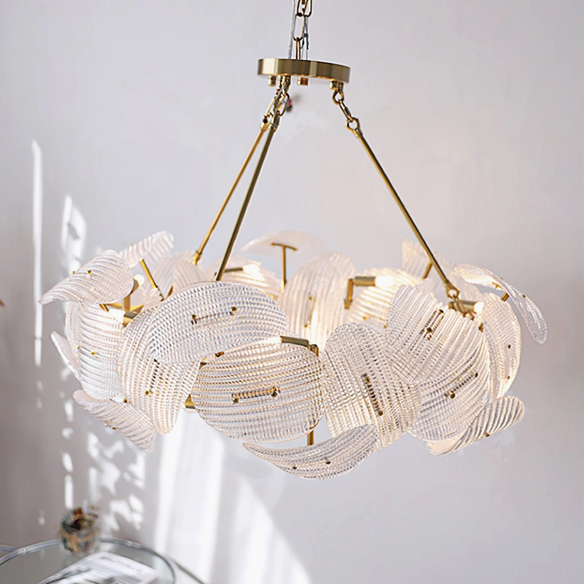 Aster luxury chandelier designer light fixture mid-century modern aesthetic