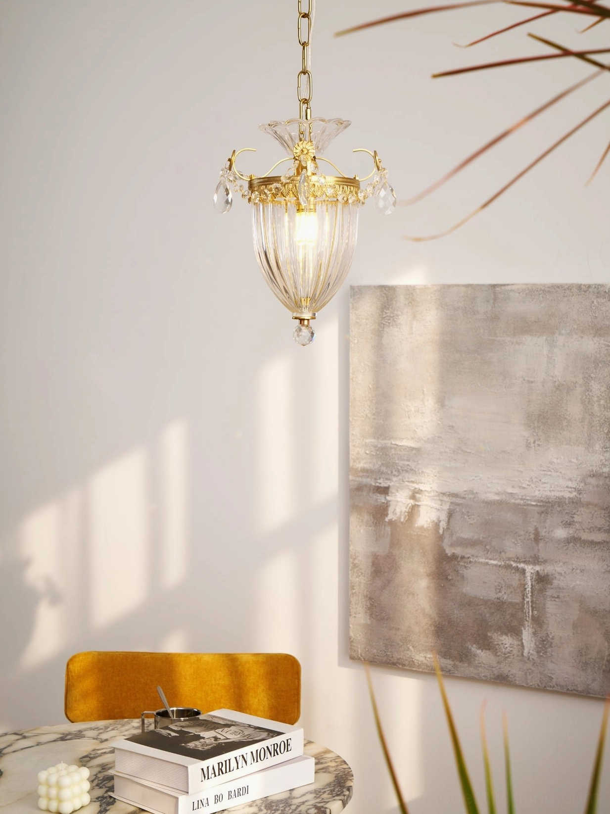 Bagatelle elegant pendant light in contemporary home dining space