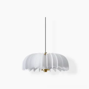 Ballet Pendant Lamp with organic white PE petal shade design, modern ceiling light fixture