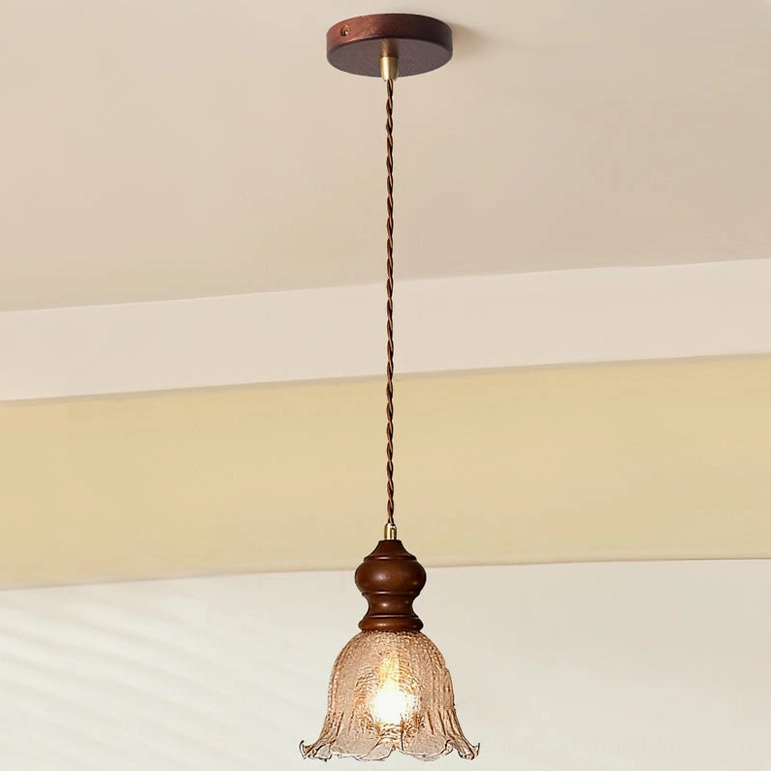 Barron Model B standard pendant light, 7.5 inches diameter, kitchen island option