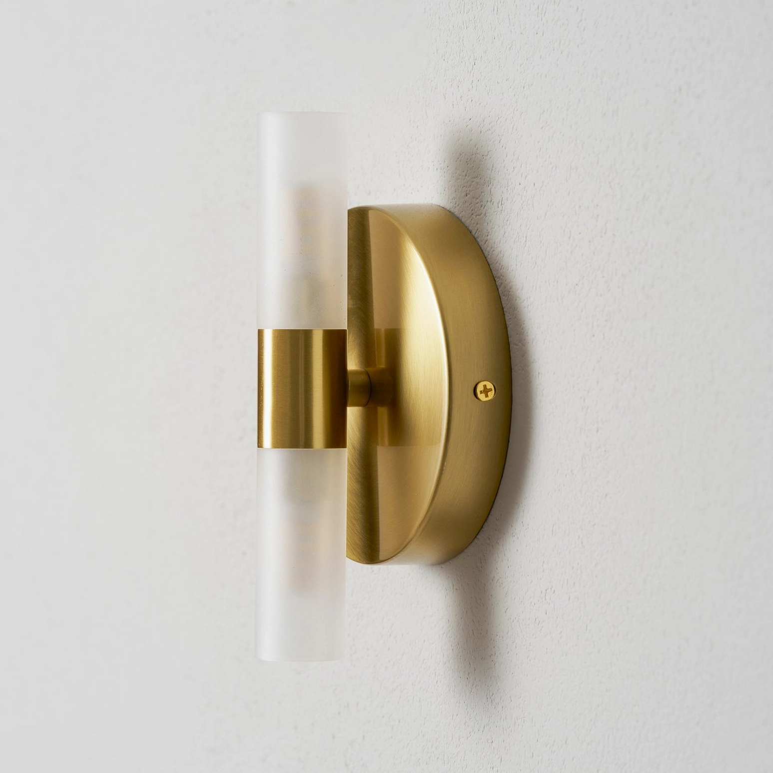 Barton wall sconce in modern hallway, accent lighting corridor installation
