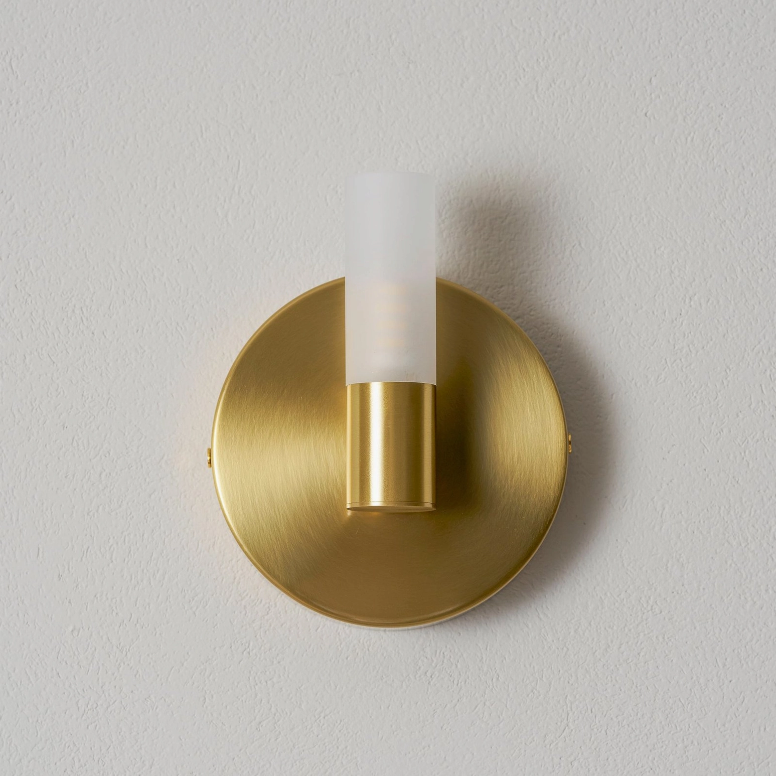 Barton wall sconce in powder room, vanity mirror lighting installation