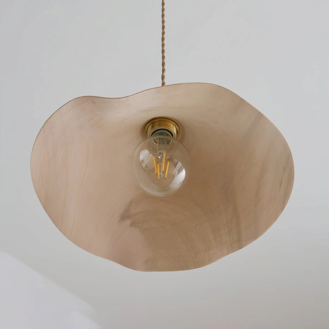 Baxter mid-century modern pendant light showcase displaying both size variants and design aesthetic options
