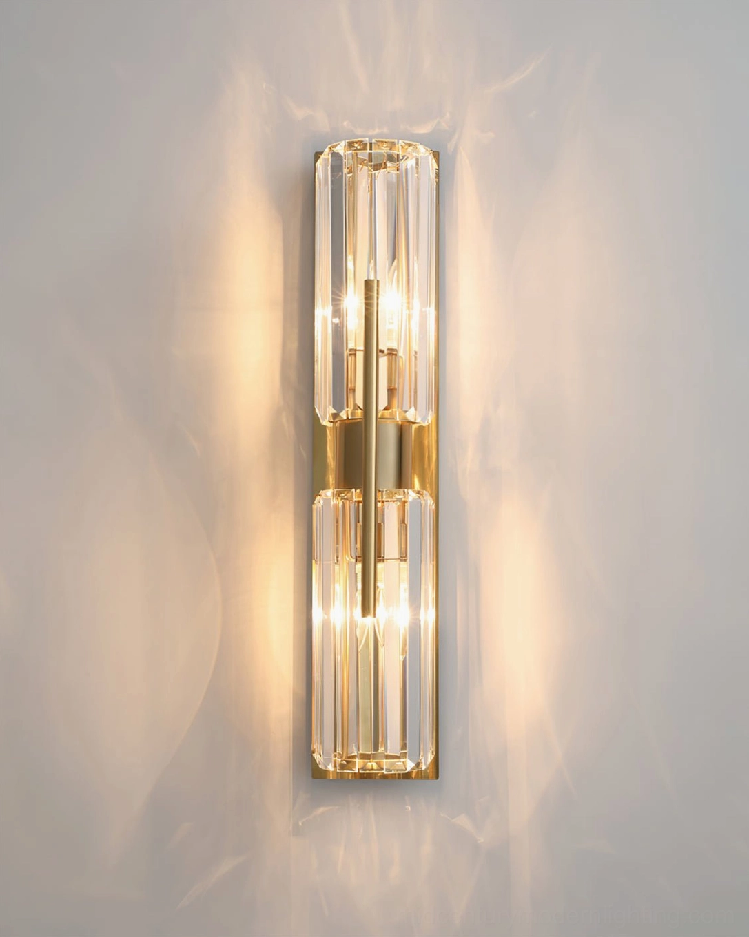 Bepuzz Wall Lamp compact size (43cm) – proportional scale for bathroom vanity and hallway installations