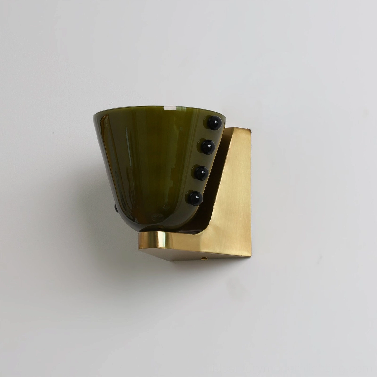 Berries wall sconce color options collection showing multiple glass shade finishes and brass base variations