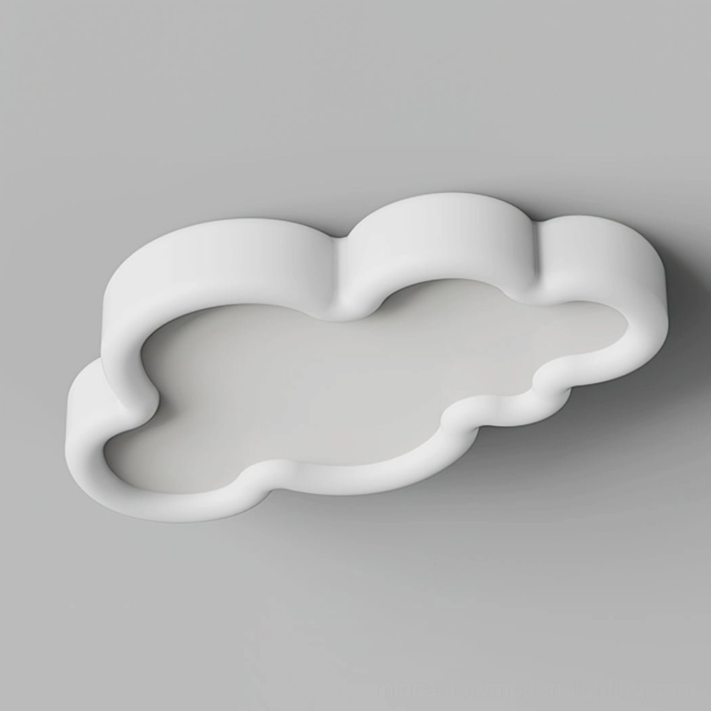 Crown Cloud LED lamp modern organic shape biomorphic design ceiling mount