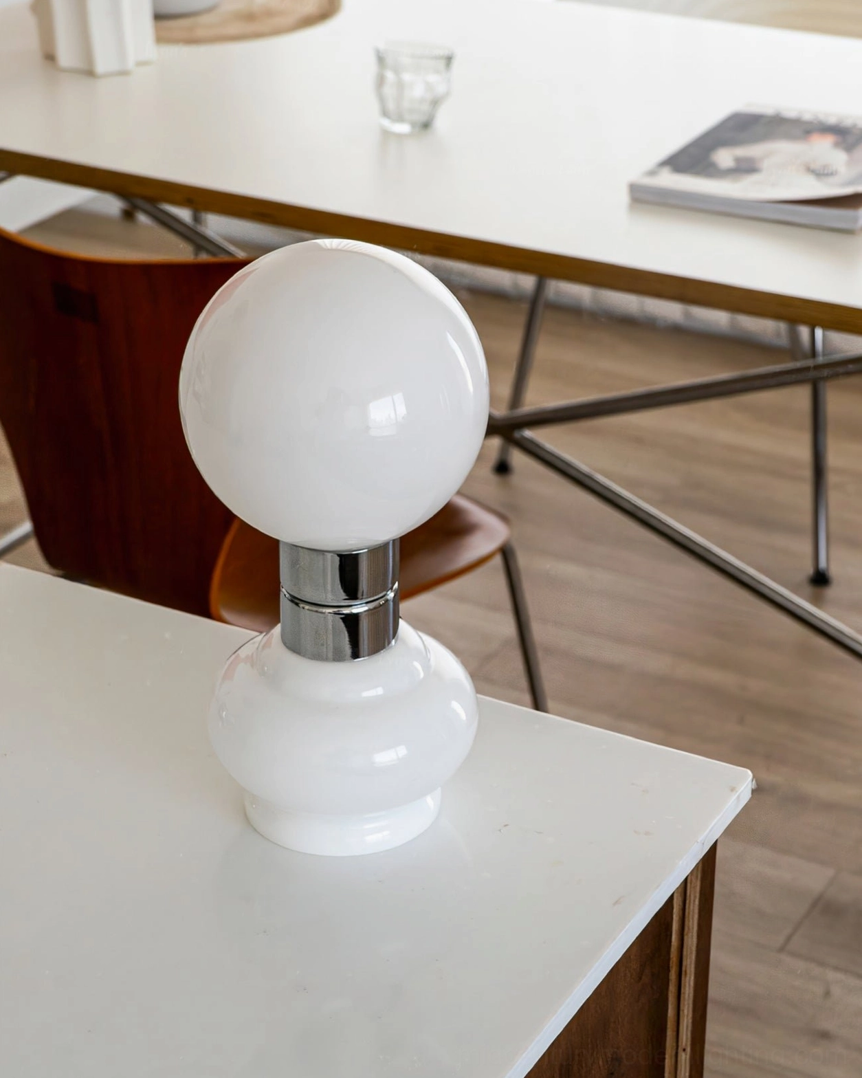 Birillo table lamp mid-century modern minimalist style home decor accent piece