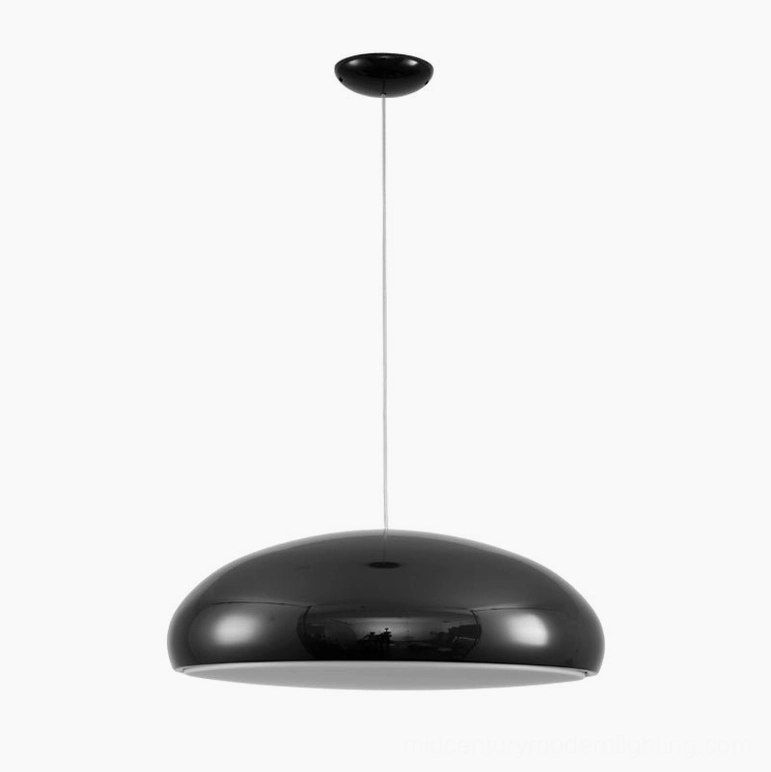 Black Aicia dome pendant light large size hanging display mid-century modern fixture
