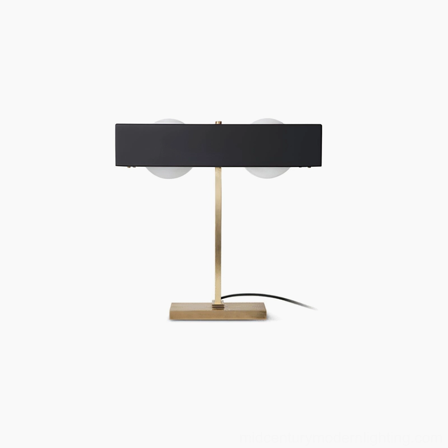 Black Kernel table lamp multiple angle view showing design sophistication and finish quality