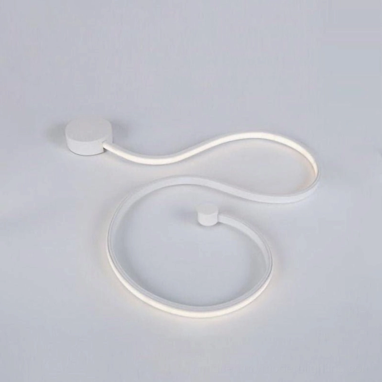 Matte black snake wall lamp showing corrosion resistant aluminum durability and longevity