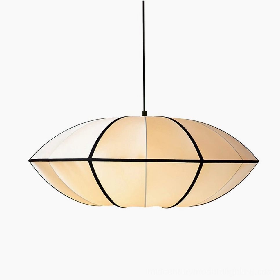 Bombori pendant light, Model B shallow form above kitchen counter space