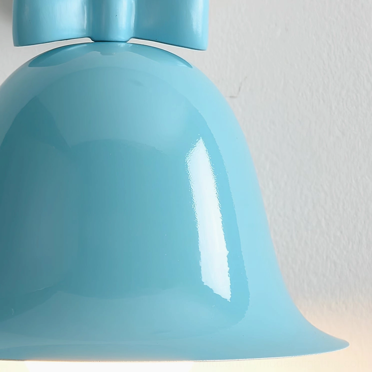 Bow Bell Wall Lamp product photography showing scale and proportions in interior context