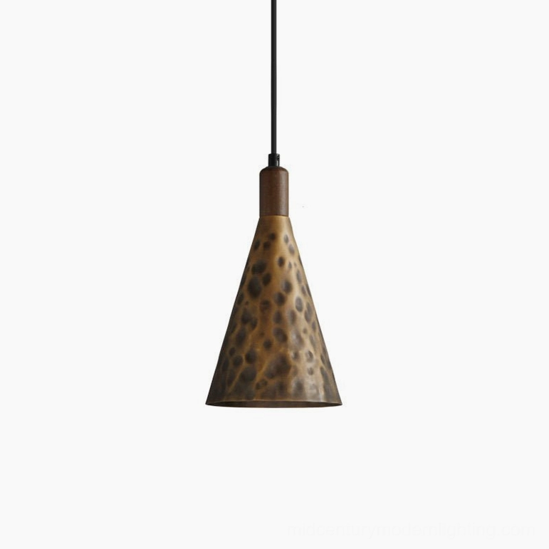 Boyd brass pendant lamp Model A classic proportions mid-century organic modernism design