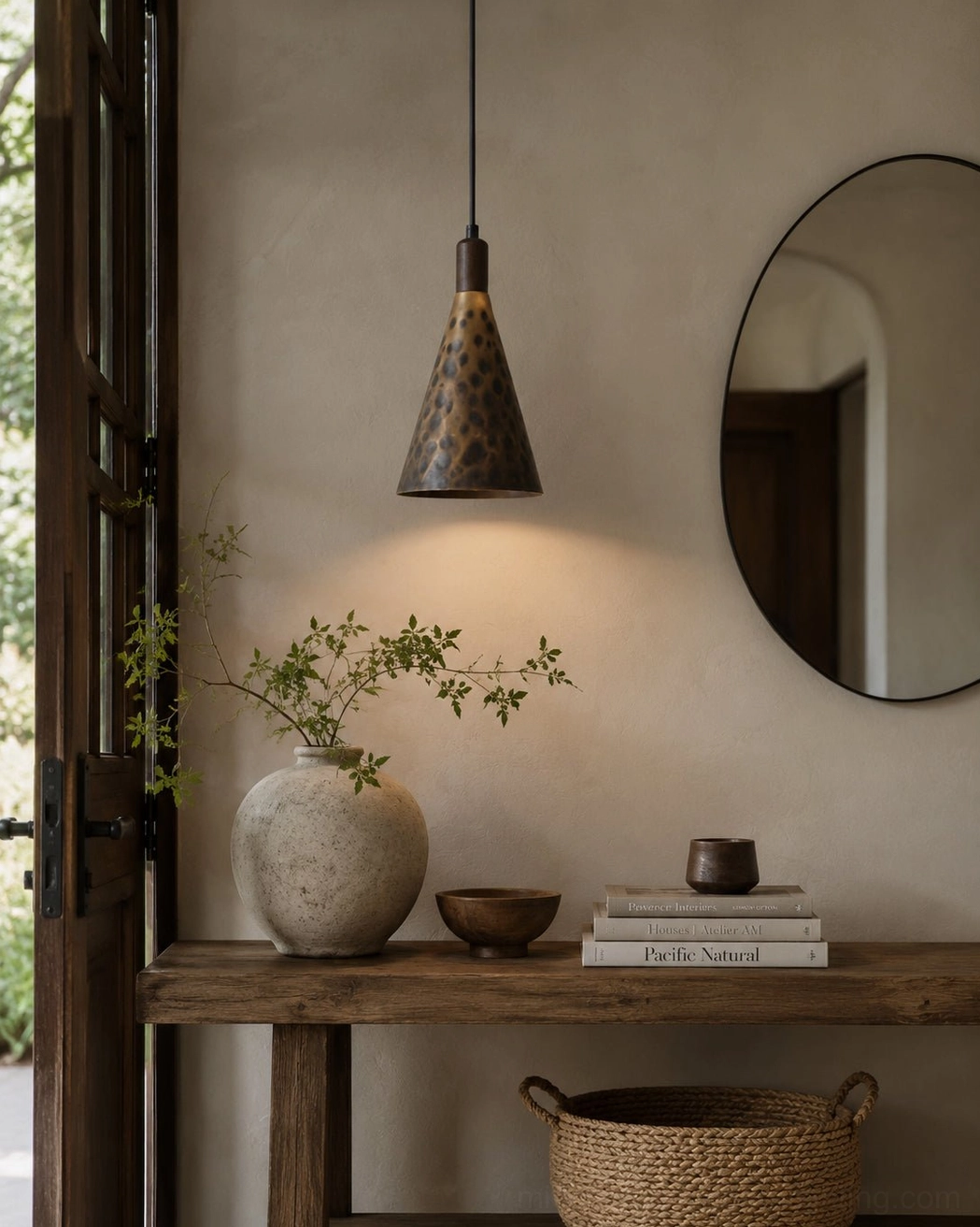 Boyd brass pendant finish detail antique bronze warm metallic surface patina development
