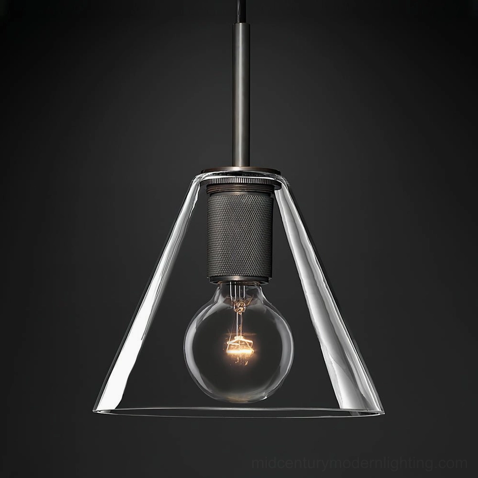 Brass pendant light series - multiple silhouette design variations