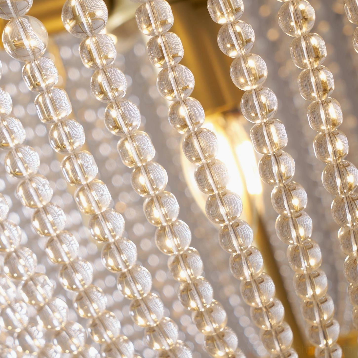 Campana crystal pendant light in luxurious interior showing decorative placement and ambient lighting effect