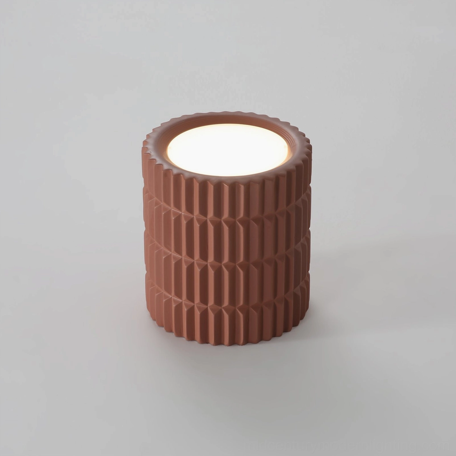 Carran ceiling light premium resin acrylic construction, integrated LED fixture design
