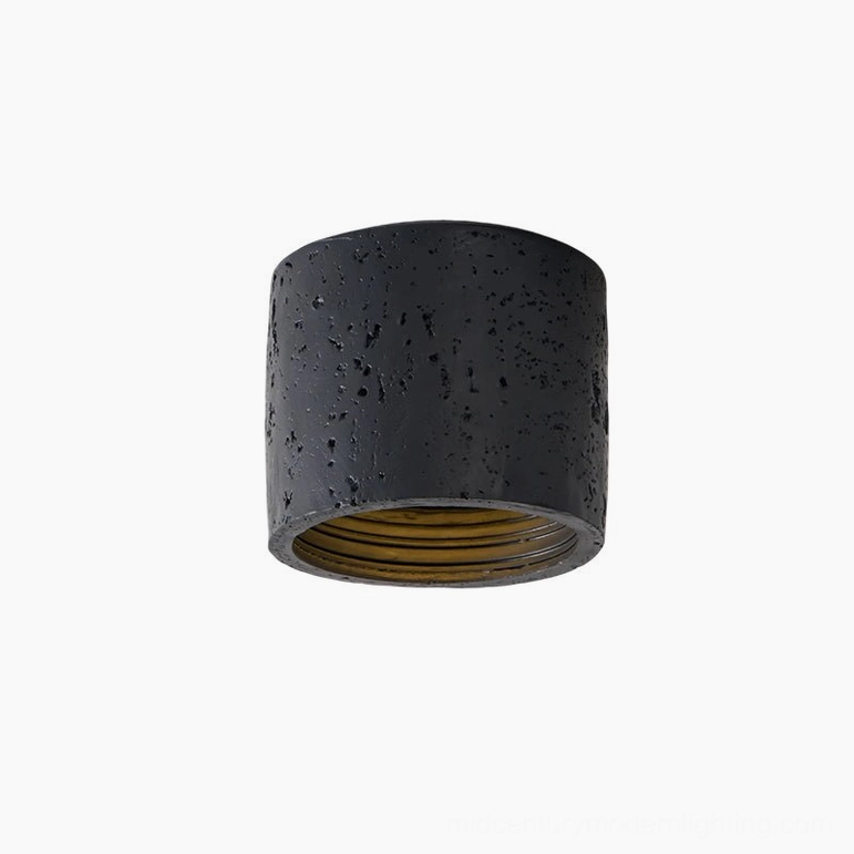 Carso compact model set of 5, black finish pendant lights grouped installation