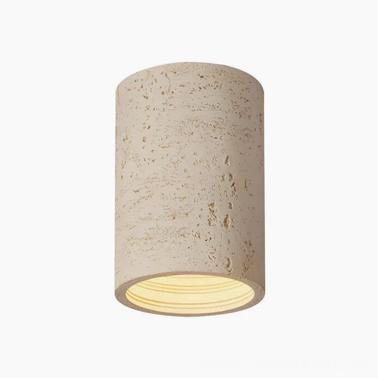 Carso compact model set of 5, white yellow pale cream finish pendants