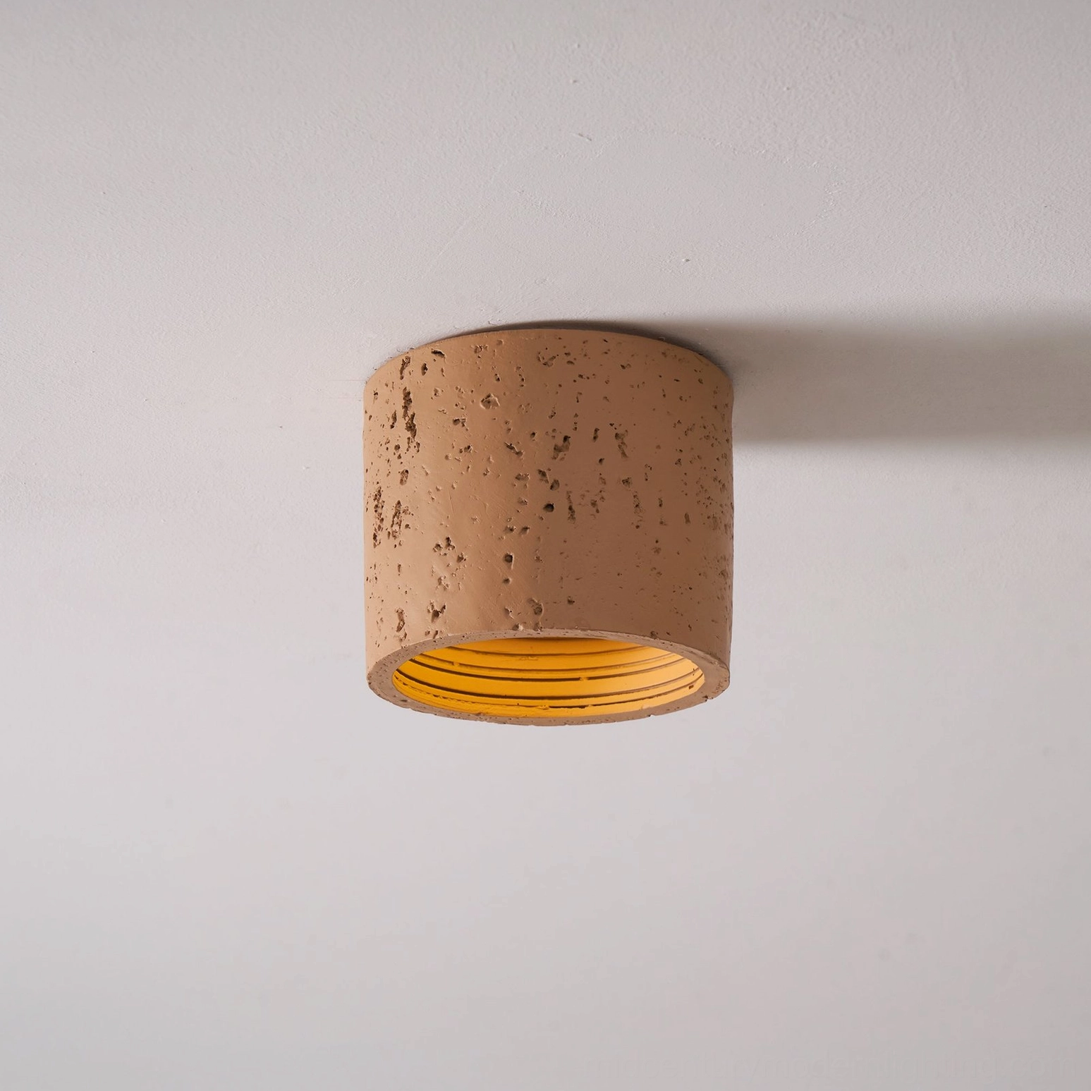 Carso hardwired ceiling mount pendant, modern residential installation