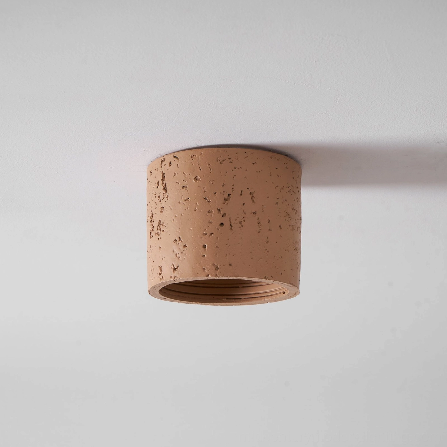 Carso handmade pendant lamp, artisan Italian composite ceiling light