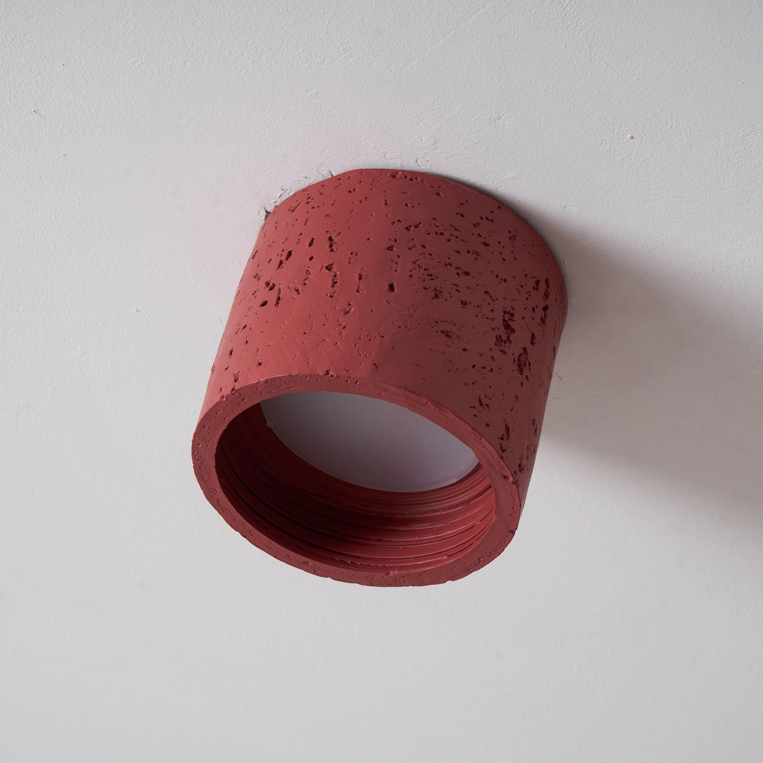 Carso karst-inspired ceiling lamp, Italian artisan design heritage