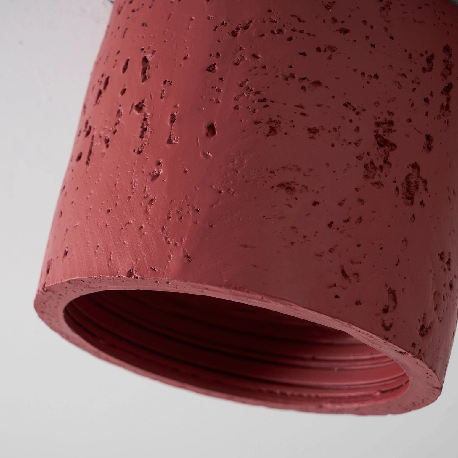 Carso handcrafted pendant light with weathered limestone texture aesthetic